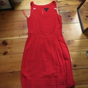 Red White House Black Market dress